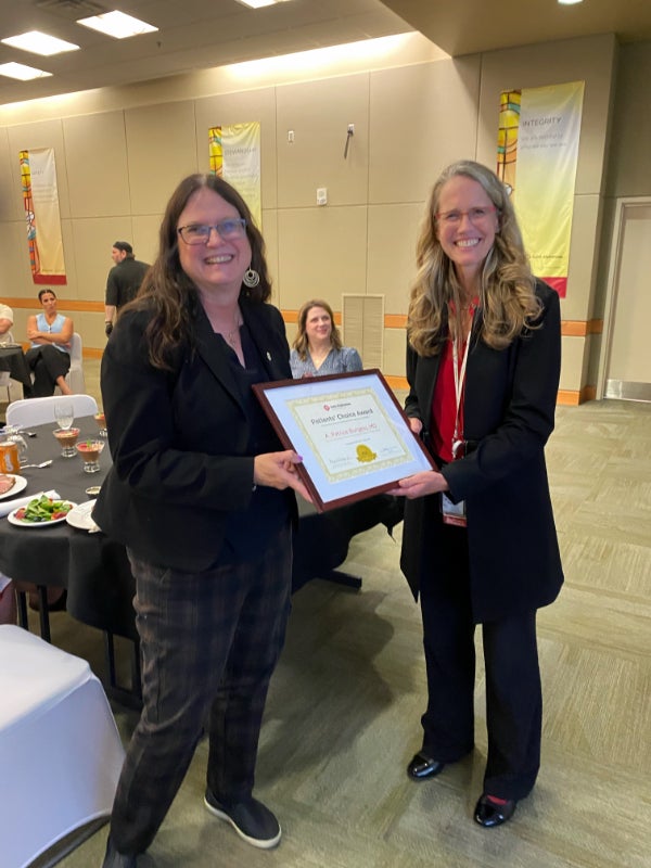 Dr. Patrice Burgess and Dr. Giffen.