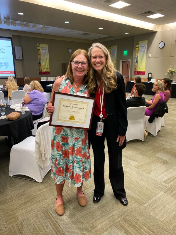 Sherri Siegel, Nurse Practitioner and Dr. Giffen.