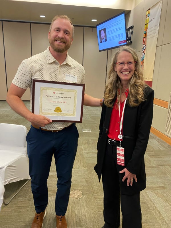 Dr. Travis Clyde and Dr. Giffen.