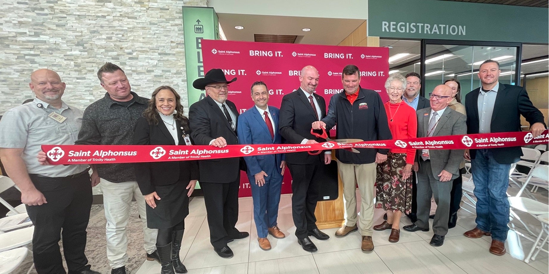Caldwell Health Plaza Ribbon Cutting