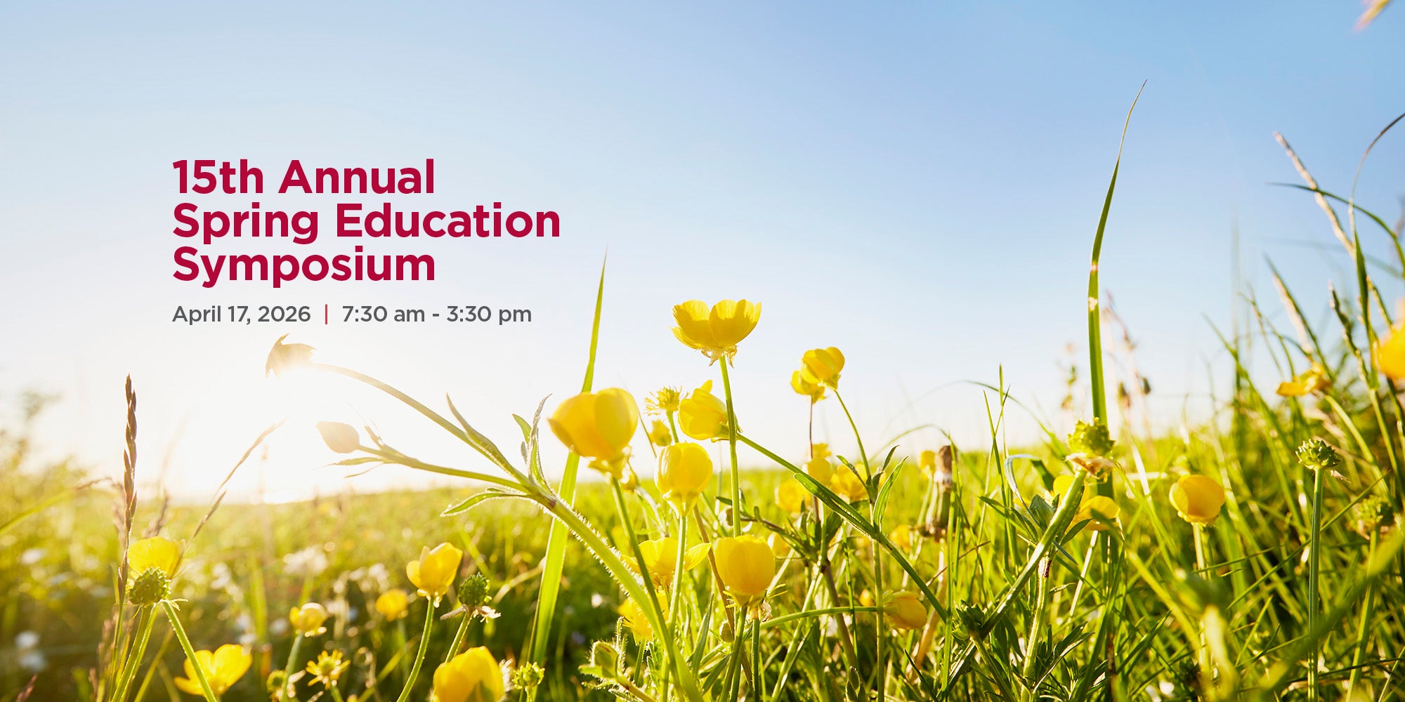 Spring Education Symposium