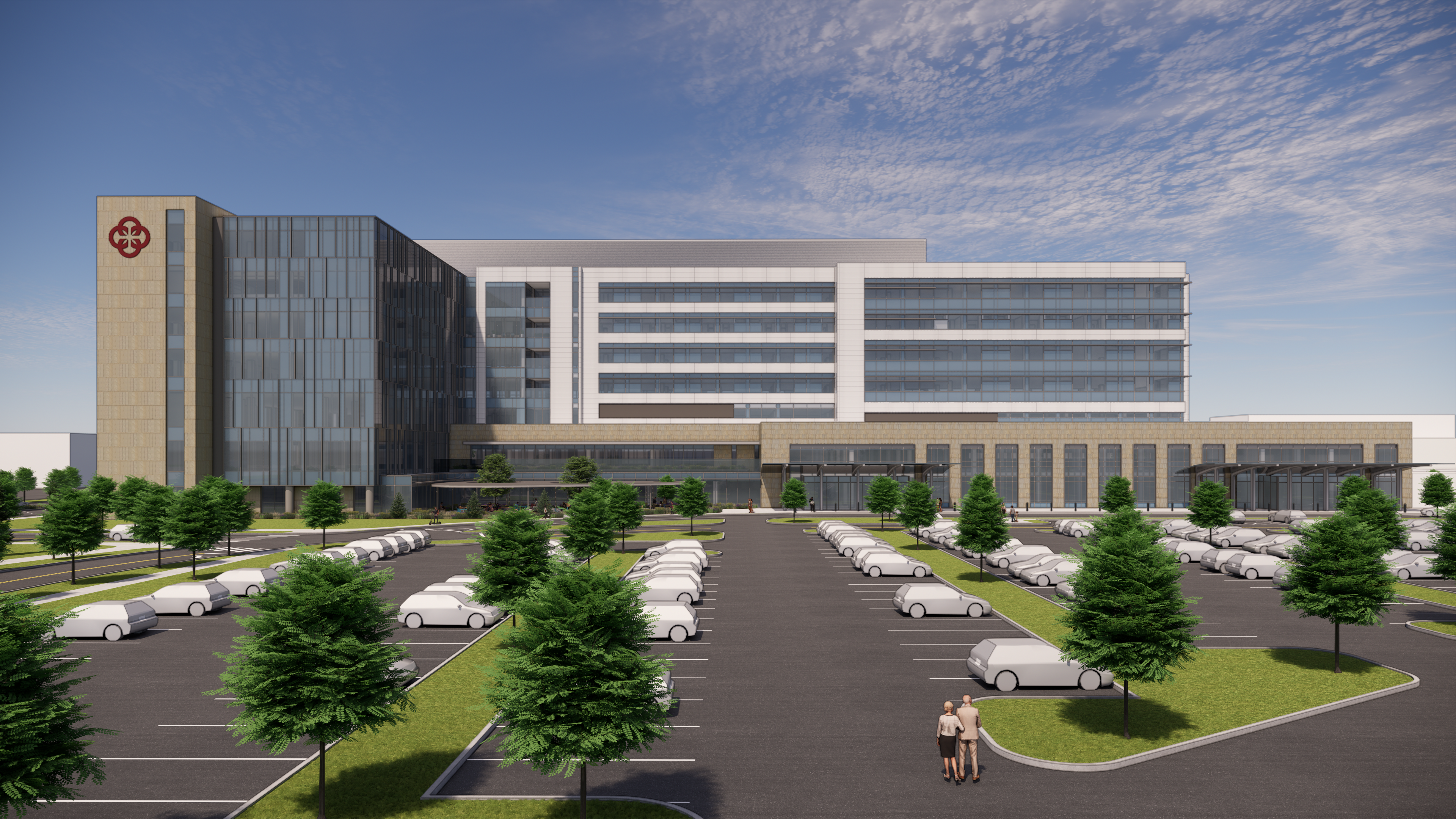 Nampa Hospital Expansion - Front View