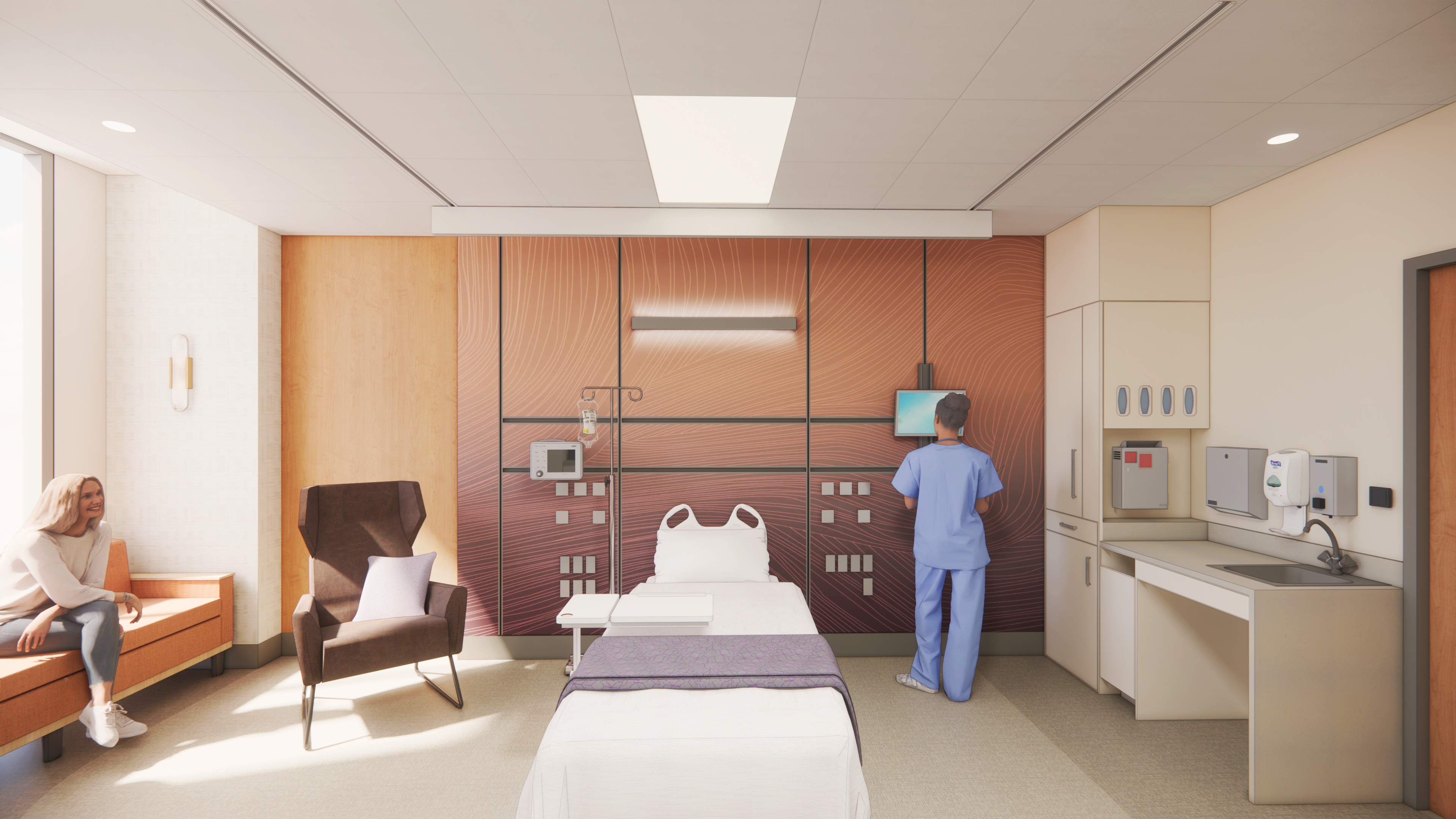 Nampa Hospital Expansion  - Patient Room