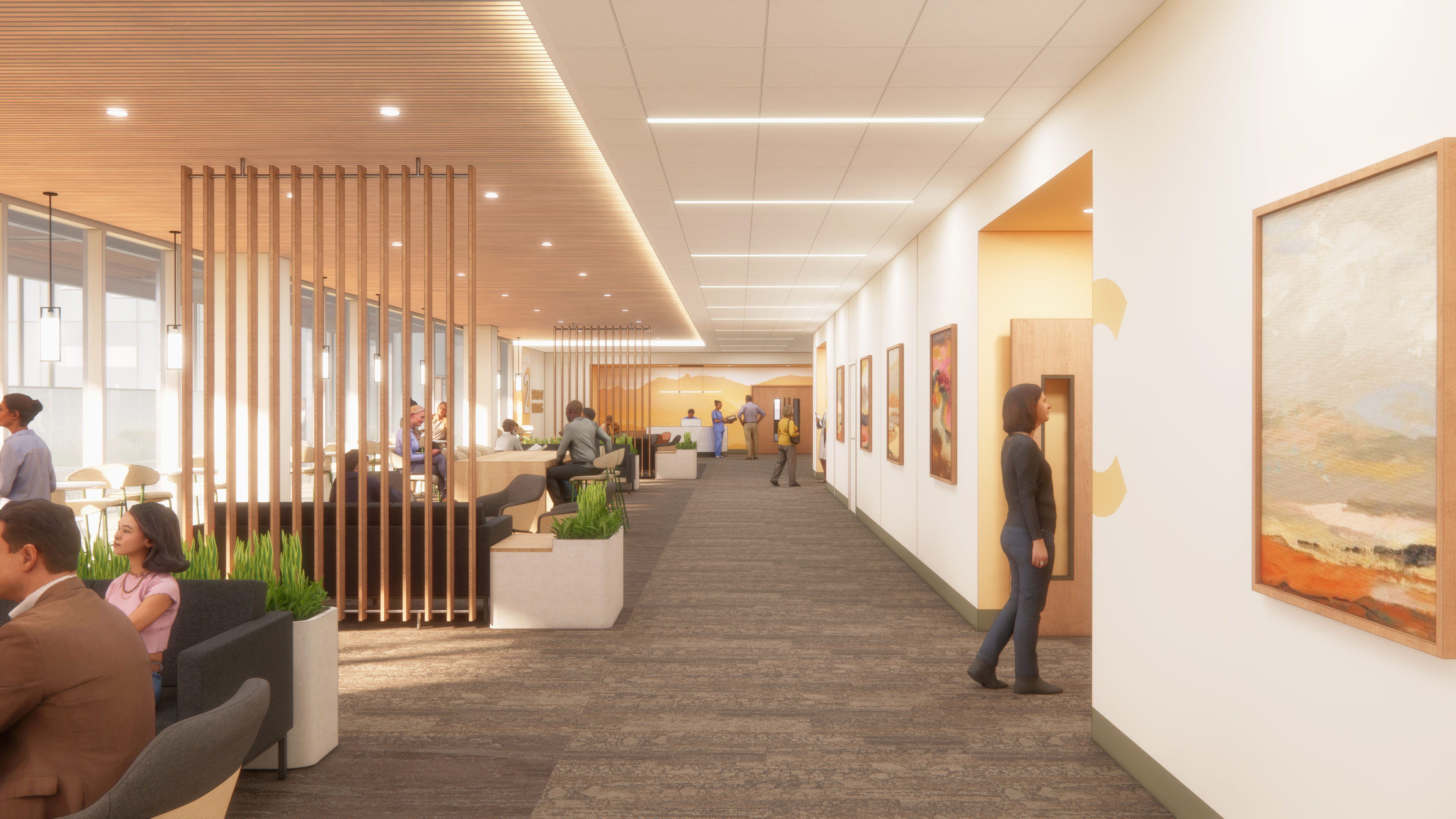 Nampa Hospital Expansion - Surgery Waiting Room