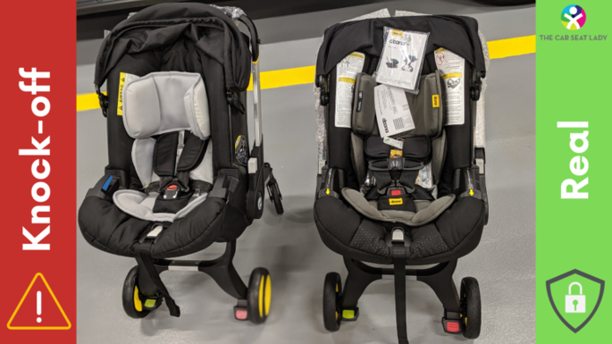 good car seat and bad car seat