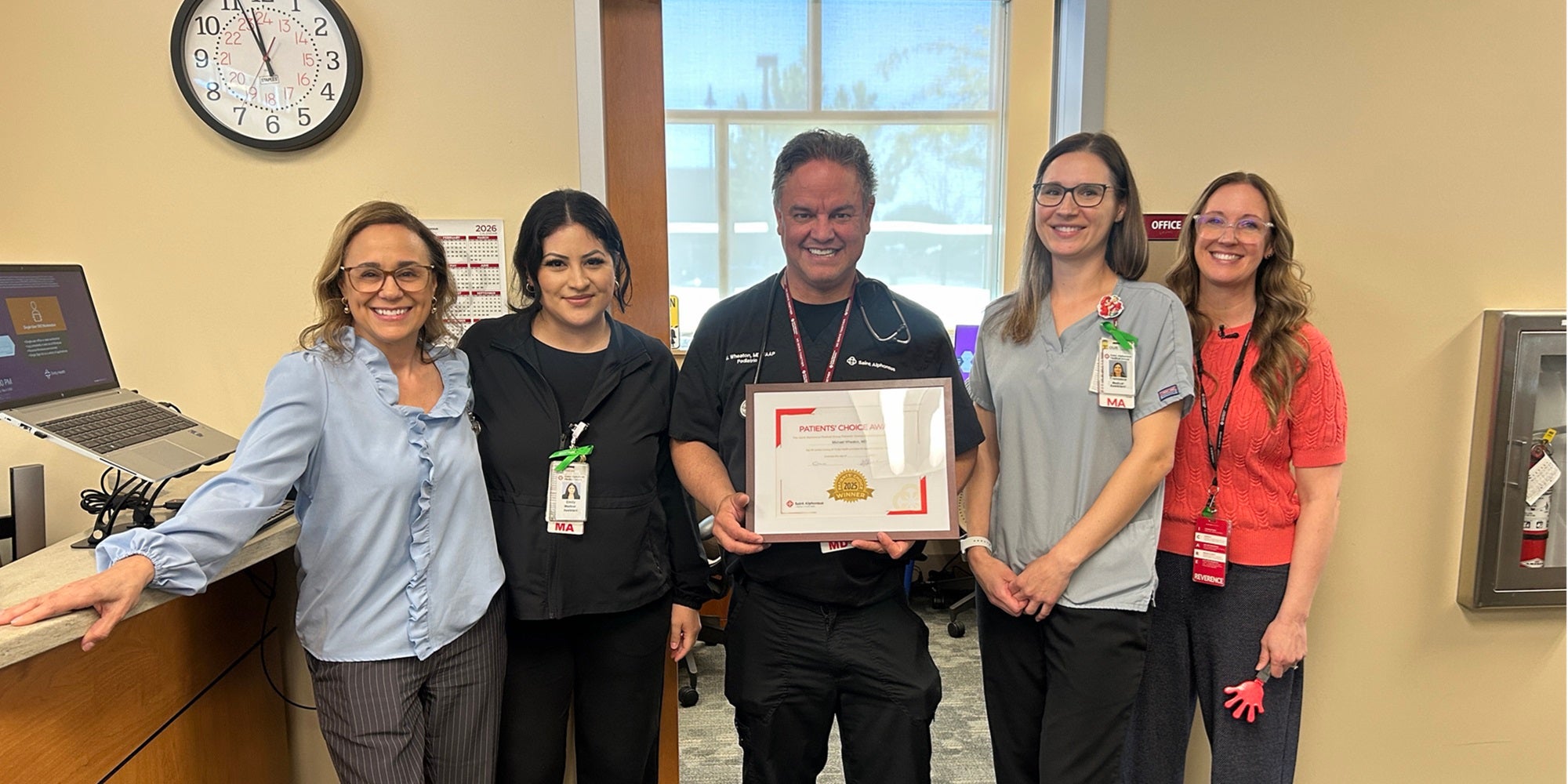 Saint Alphonsus 2025 Patients' Choice Award Winners