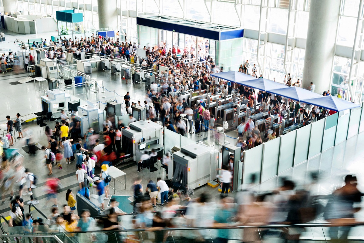 Avoiding indoor environments such as airports, minimizes the spread of COVID.
