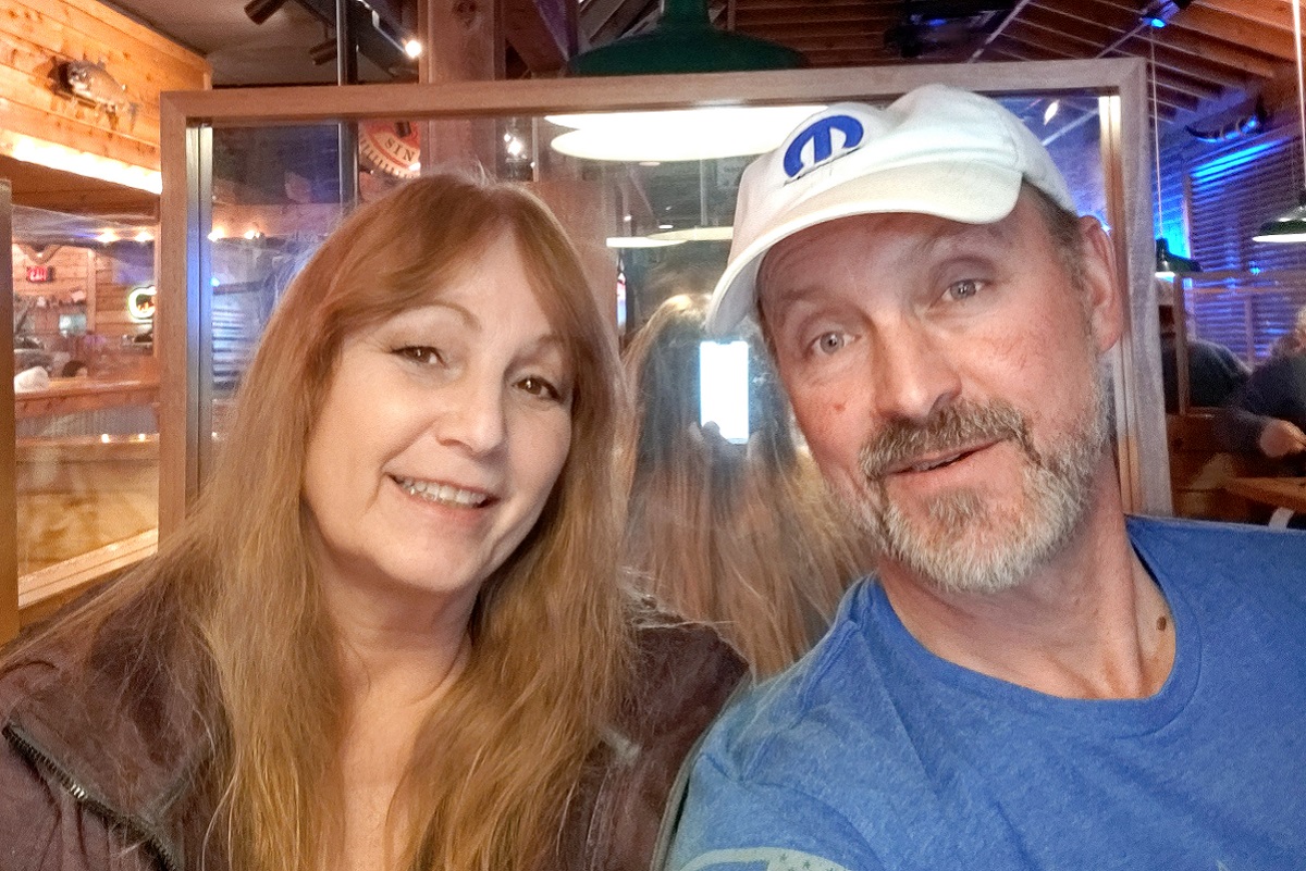 Leah and her husband, Paul LeBlanc.