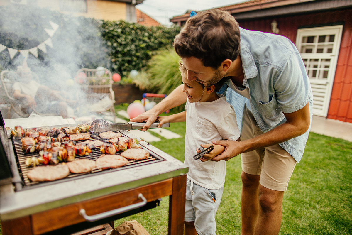 Make sure meats are cooked to a safe temperature using a food thermometer.