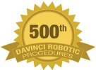 500th Davinci Robotic Procedures